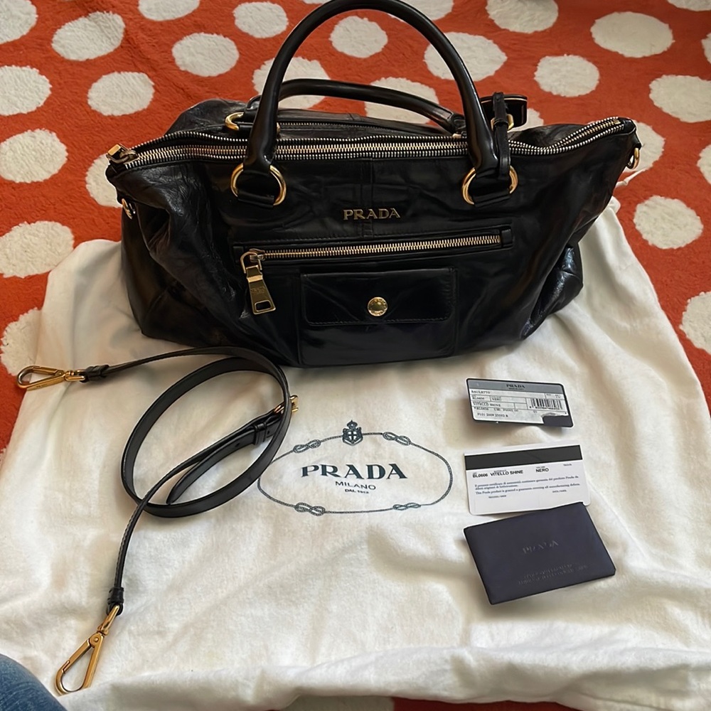 Prada bag with adjustable strap